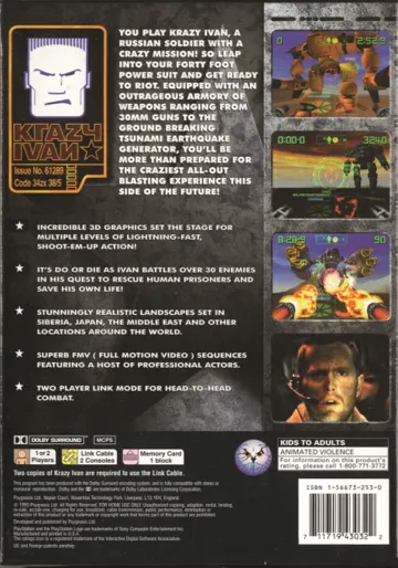 Krazy Ivan (US) box cover back